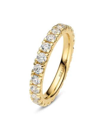 Ring Alba Eternity 14 Kt  Guld El  Hvidguld   32-  56 Ct Tw  -  Vs Lab-grown Diamanter