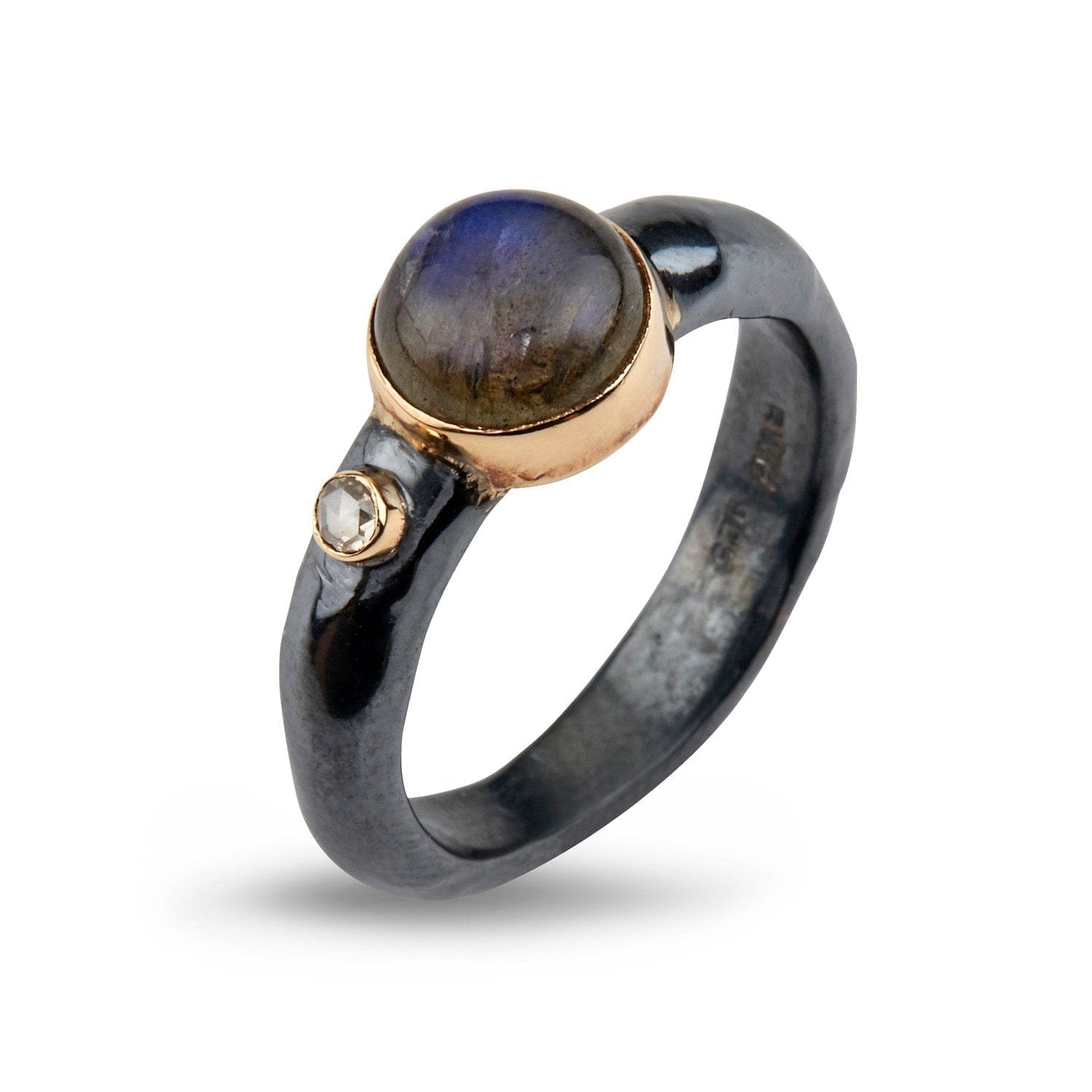 Ring Antique Labradorite 52