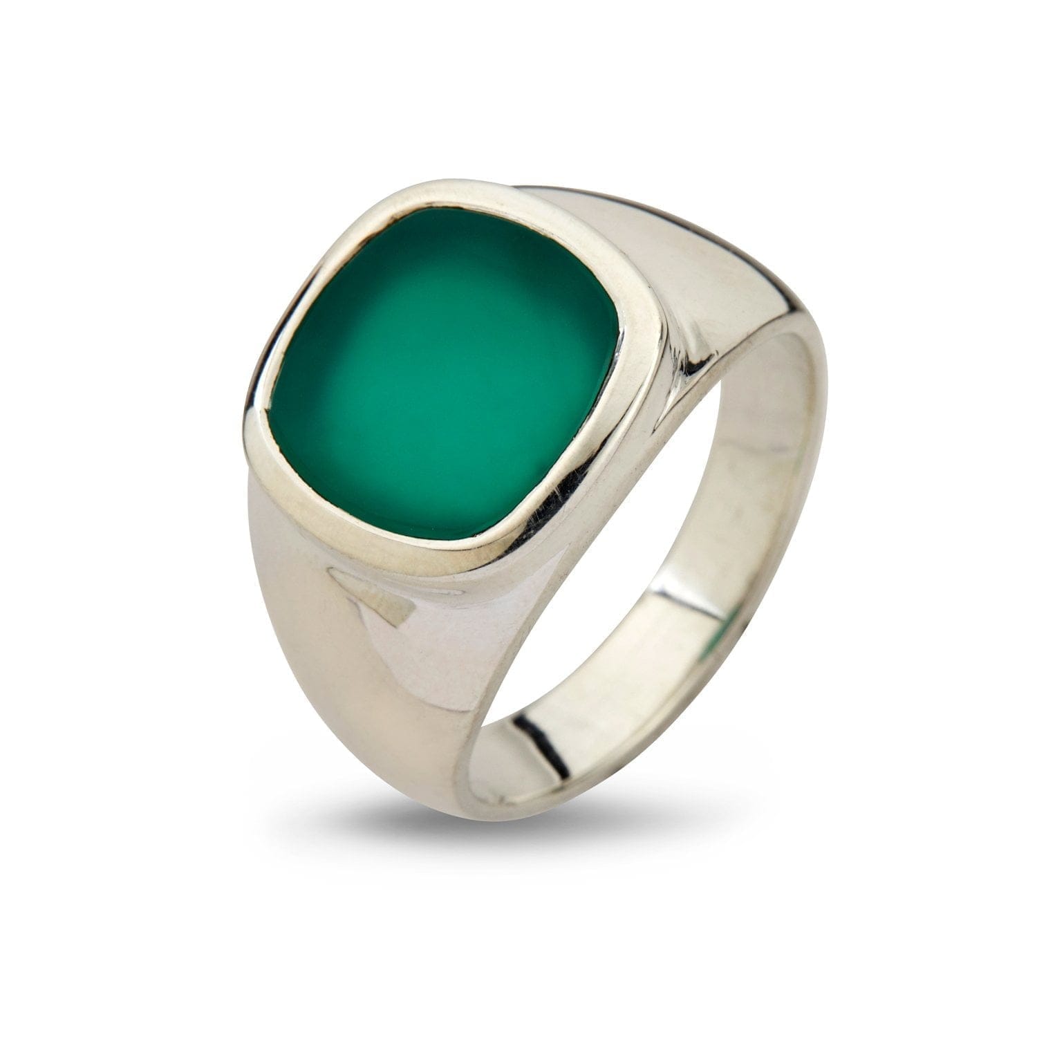 Ring Cushion Green Onyx 58