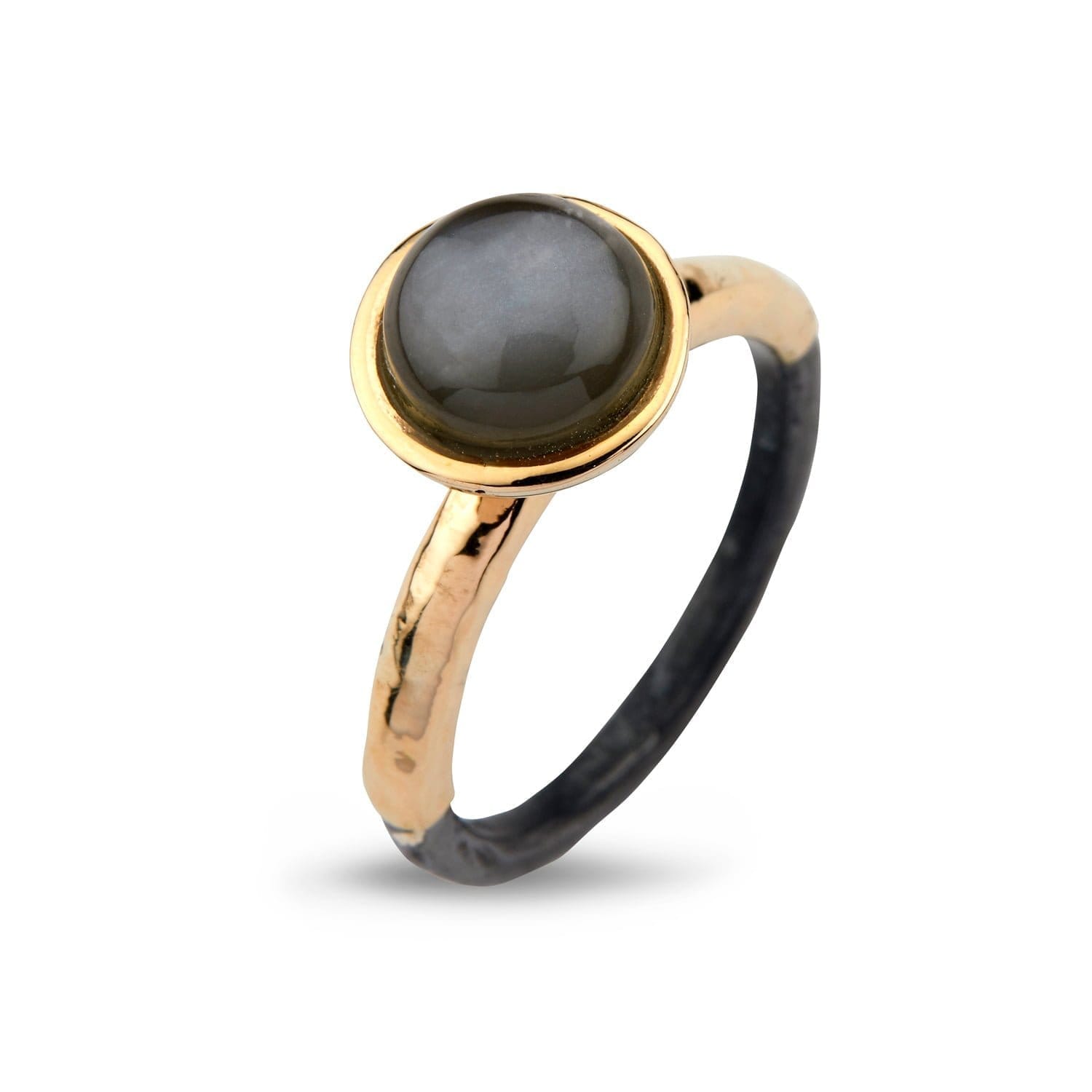 Ring Victoria Rose Grey Moon Cab 52