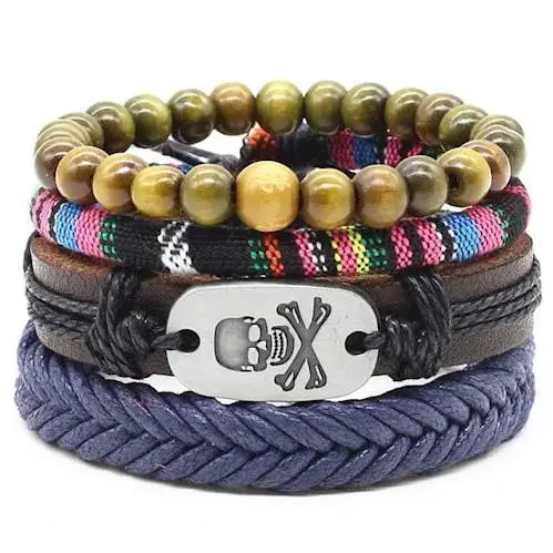 Skull Armbåndsæt