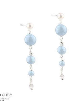 Sky Blue Ghita Earstud   Silver