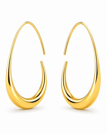 Sora Oval Hoop Medium   Bay