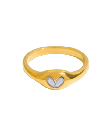 Tiny Heart Ring 54    Bay