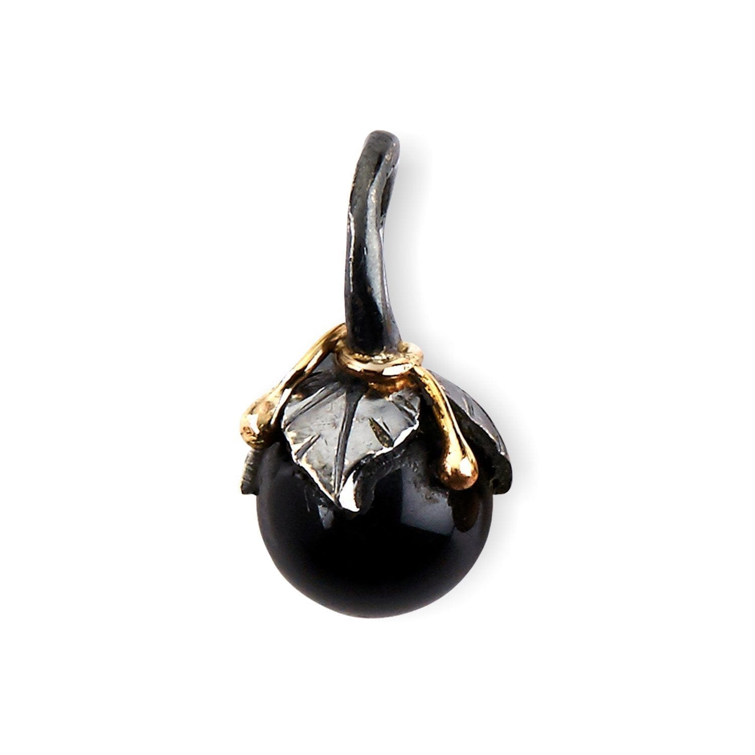 Urban Leaf Drop Black Onyx Vedhæng