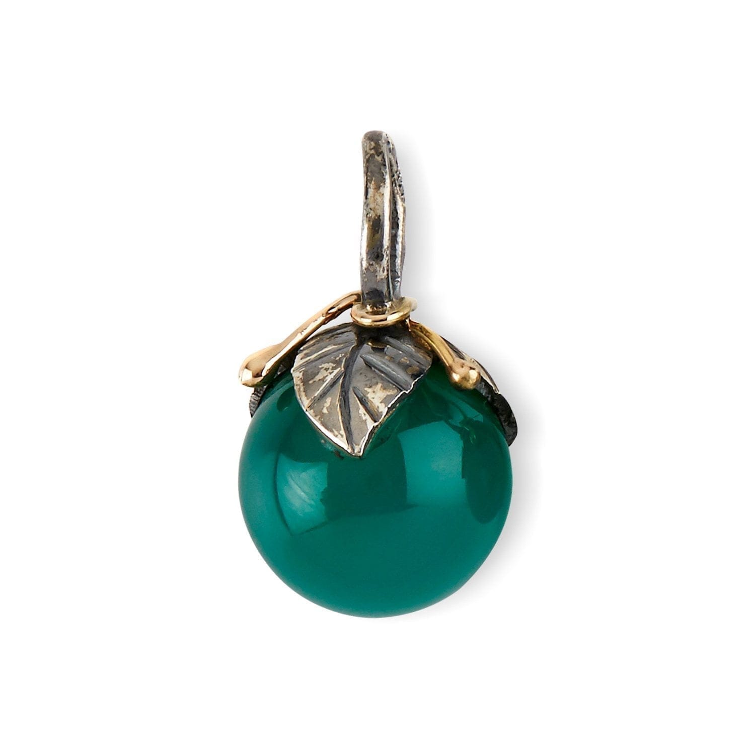 Urban Leaf Drop Green Onyx Vedhæng