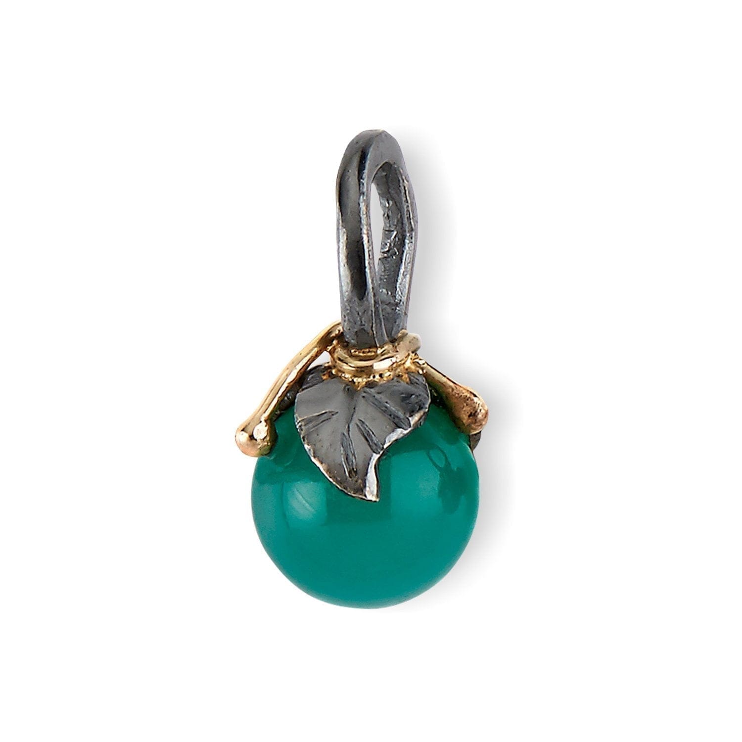 Urban Leaf Drop Green Onyx Vedhæng