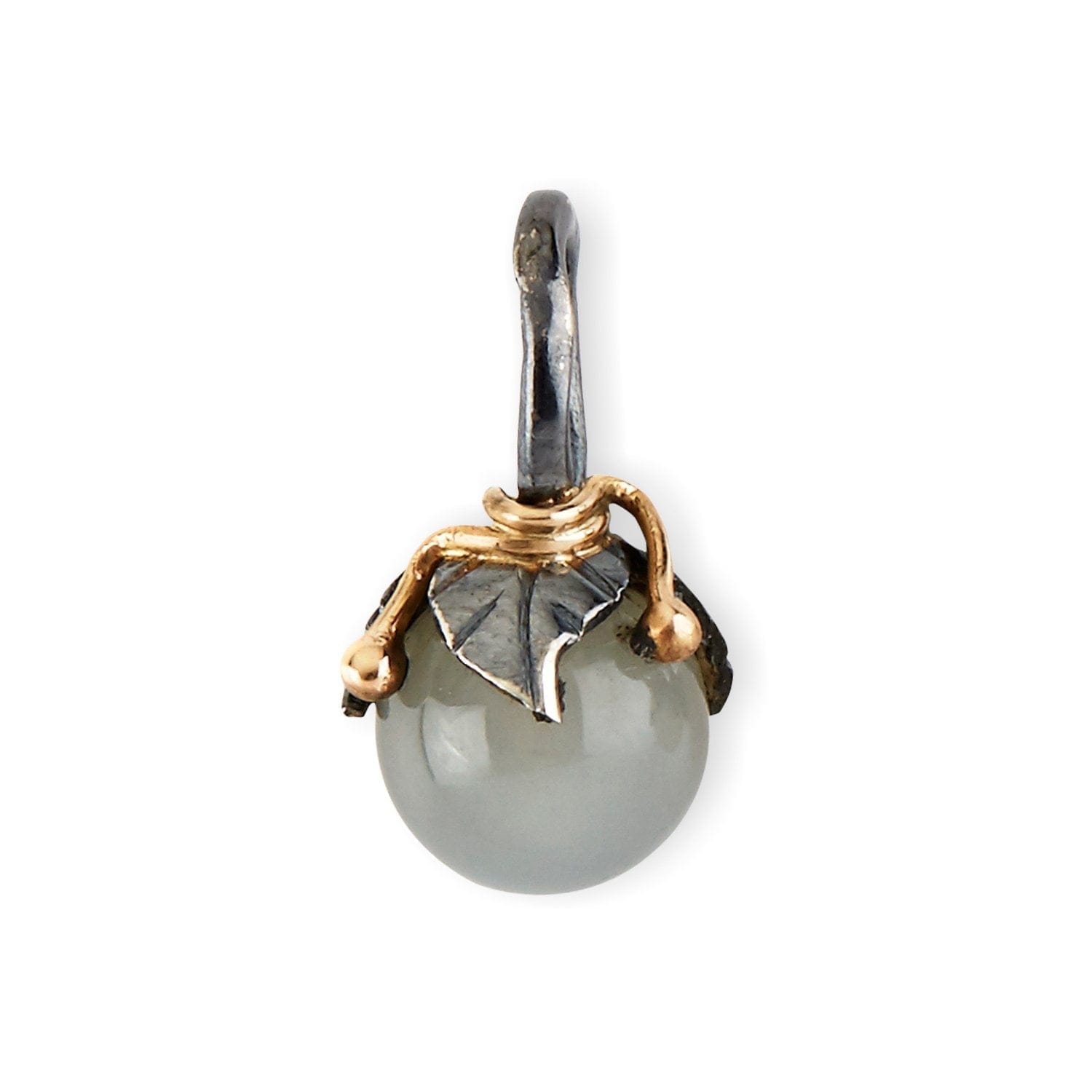 Urban Leaf Drop Grey Moonstone Vedhæng