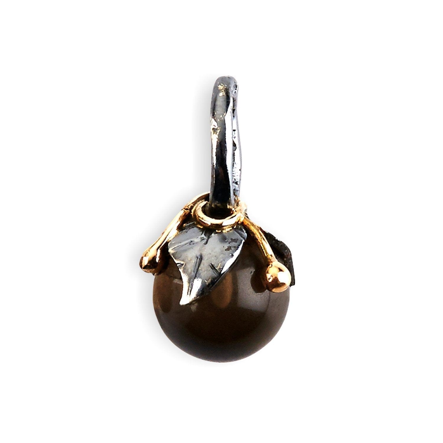 Urban Leaf Drop Smoky Quartz Vedhæng