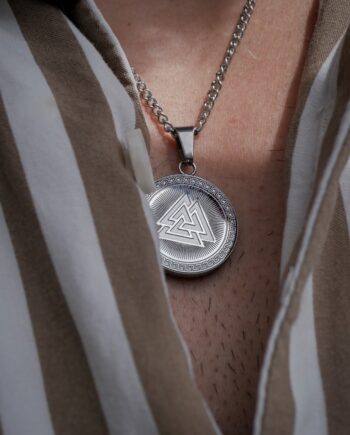 Valknut Signature Halskæde  Sølv  50 Cm Herre Northern Legacy