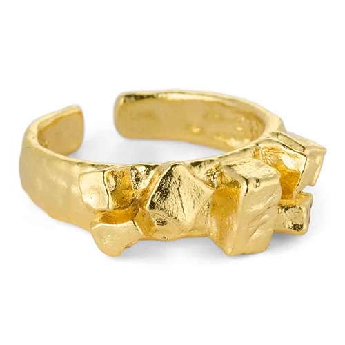 Zoe Ring   Forgyldt 14k Sterling