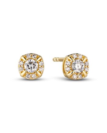 øreringe Rome 14 Kt  Guld El  Hvidguld   17 Ct Tw  -  Vs Lab-grown Diamanter
