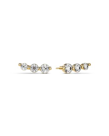 øreringe Tiara 14 Kt  Guld El  Hvidguld   48 Ct Tw  -  Vs Lab-grown Diamanter
